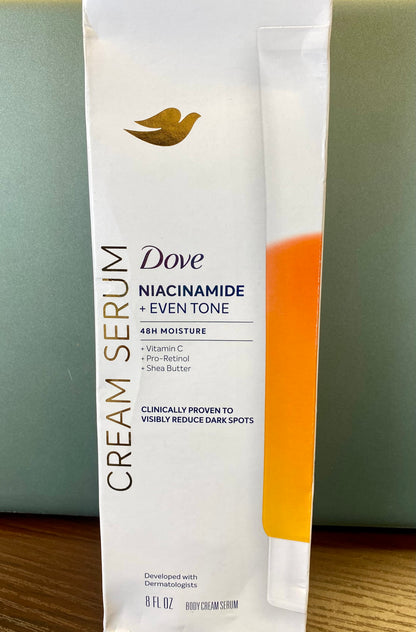 Dove Niacinamide + Even Tone 48H Moisture Body Cream Serum - 8 Fl Oz