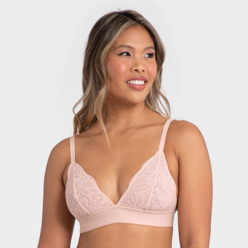 All.You. LIVELY Women' Long-lined Lace Bralette