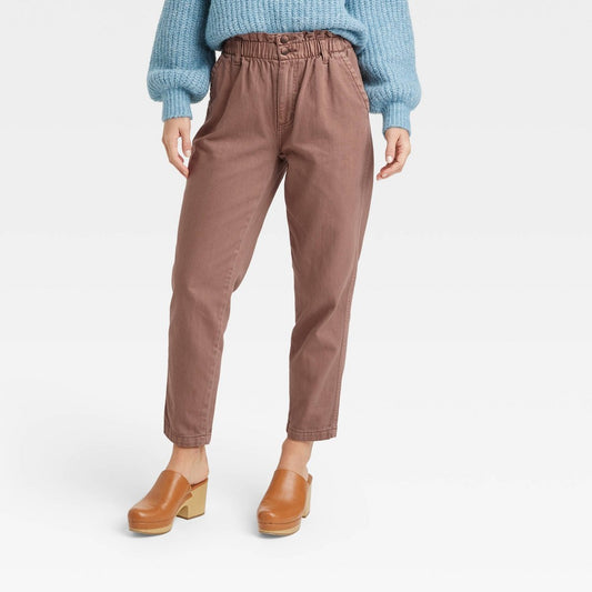 Women's High-Rise Paperbag Tapered Jeans - Universal Thread™