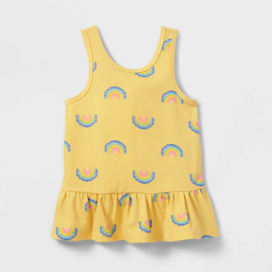 12M Toddler Girls' Rainbow Peplum Tank Top - Cat & Jack™