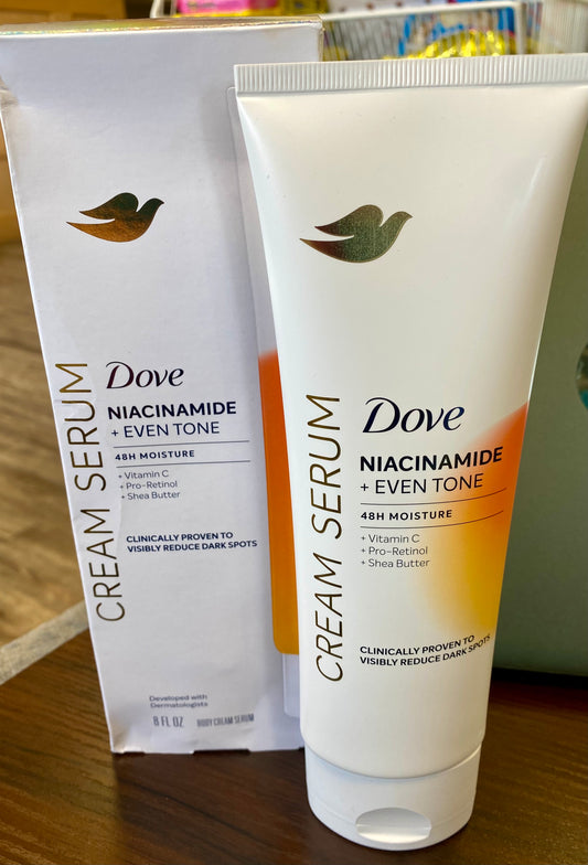 Dove Niacinamide + Even Tone 48H Moisture Body Cream Serum - 8 Fl Oz