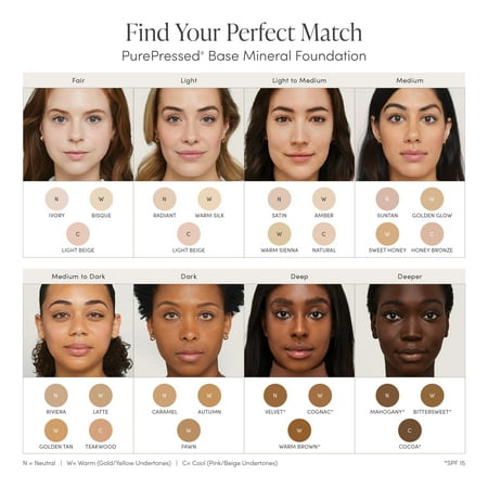 Jane Iredale PurePressed Base Mineral Foundation SPF 20 Warm Silk