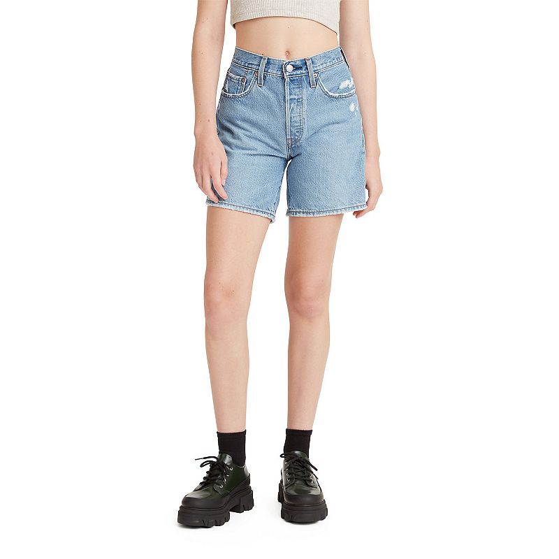 Levi's 501 Denim Shorts - Medium Wash