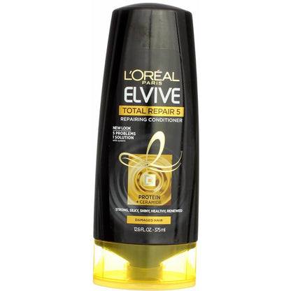 L'Oreal Paris Advanced Haircare Total Repair 5 Restoring Conditioner, 12.6 Fl Oz