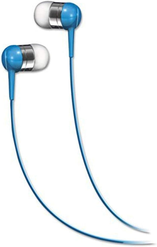 Maxell 190282 Stereo Earbud (No Mic) - Blue