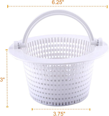 SPX1091C SP1091WM Above Ground Pool Skimmer Basket Replace for Hayward Pentair, Pool Filter Basket Replacement Compatible with HydroSkim 513330(4 Pcs)