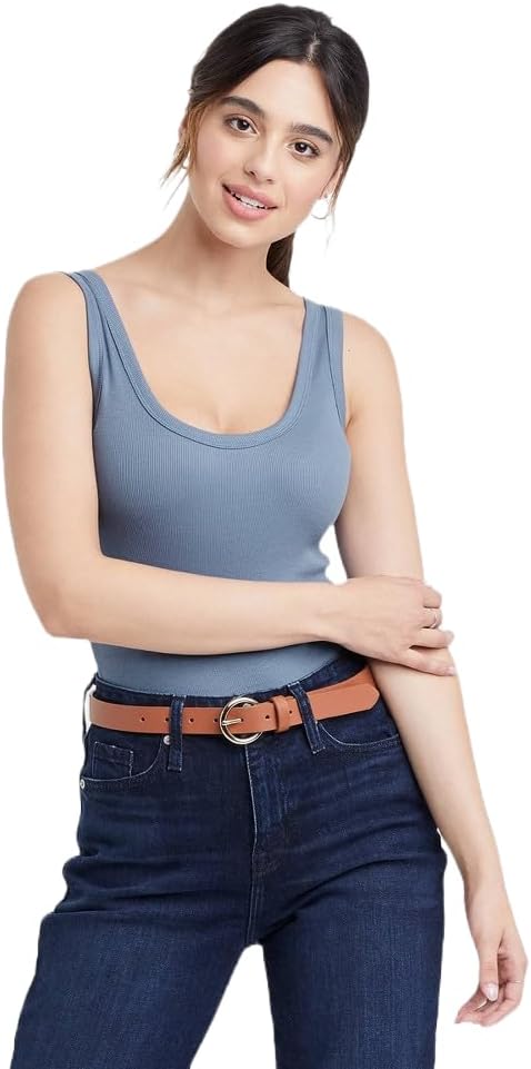 A New Day Women's Double-Scoop Bodysuit -