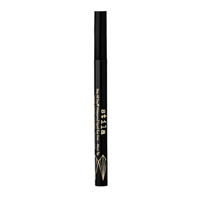 stila Waterproof Liquid Eye Liner, Stay All Day Makeup with Fine Brush Tip Lasting Satin Finish, Smudge-Proof & Transfer-Resistant