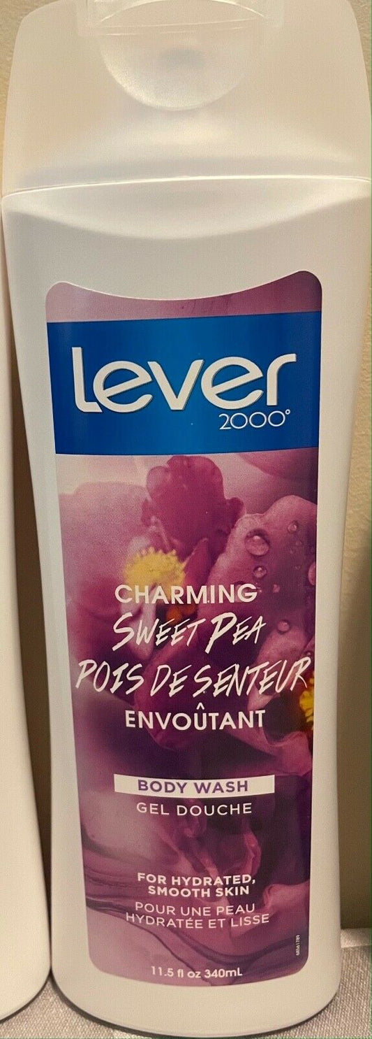 Lever 2000 Charming Sweet Pea Body Wash 11.5 Oz