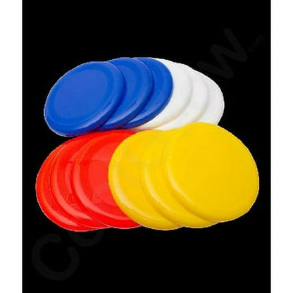 Fun Central (AU203) 12 pcs 10 Inch Assorted Ultimate Dog frisbee, Flying frisbee Disk, Golf Disk Set for Kids