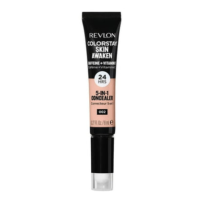 Revlon ColorStay Skin Awaken Cream Concealer Makeup, Longwear, 002 Universal Brightener, 0.27 fl oz