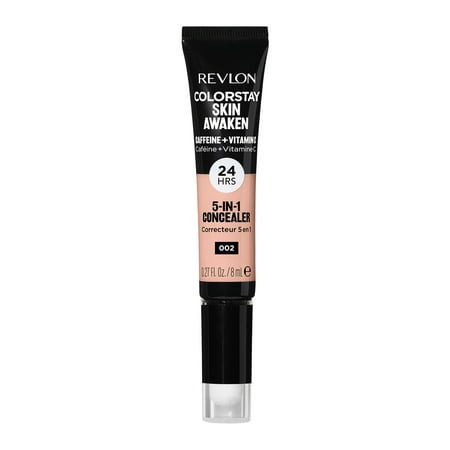 Revlon ColorStay Skin Awaken Cream Concealer Makeup, Longwear, 002 Universal Brightener, 0.27 fl oz