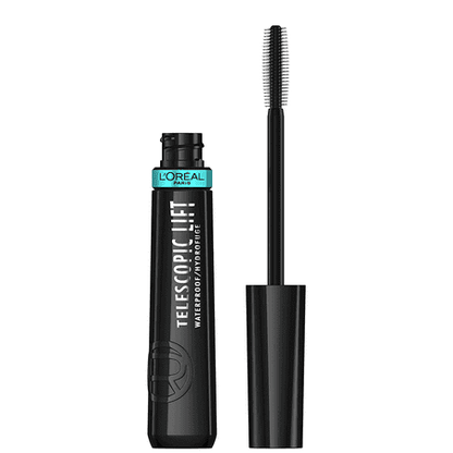L'Oreal Paris Telescopic Lift Waterproof Liquids Mascara, Black, 0.33 fl oz