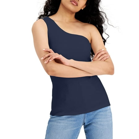 INC International Concepts Women One-Shoulder Tank Top Size Large