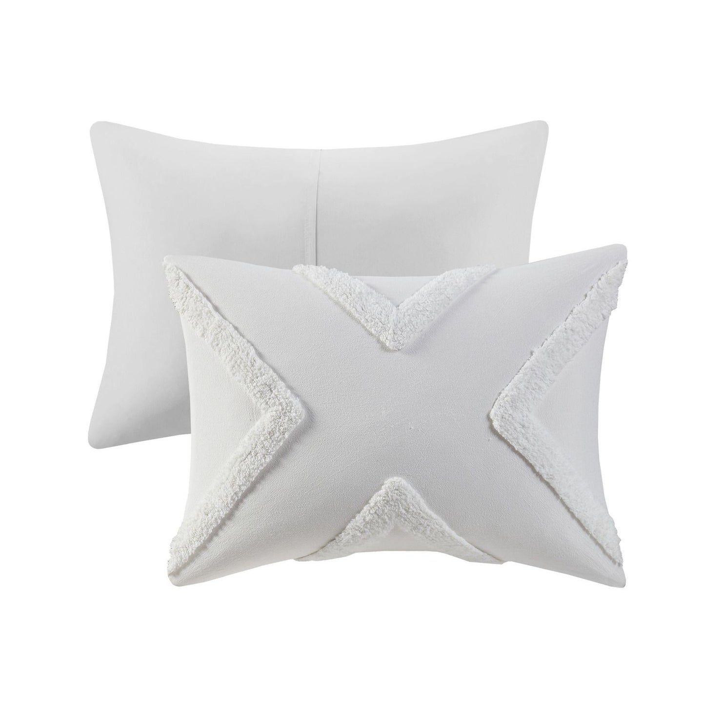 Urban Habitat Zane Cotton Chenille Geometric Duvet Cover Set