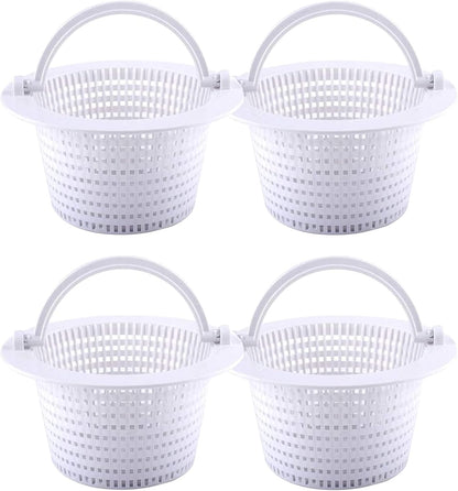 SPX1091C SP1091WM Above Ground Pool Skimmer Basket Replace for Hayward Pentair, Pool Filter Basket Replacement Compatible with HydroSkim 513330(4 Pcs)