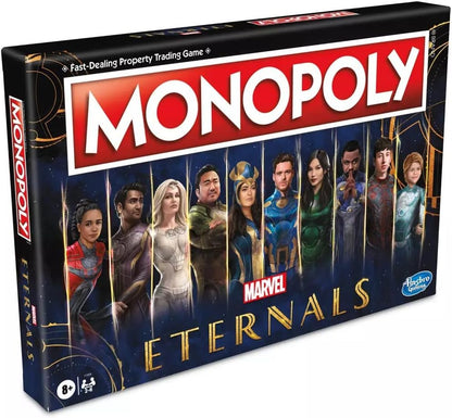 Monopoly: Marvel Studios' Eternals Edition Board Game for Marvel Fans, Game for 2-6 Players, Kids Ages 8 and Up