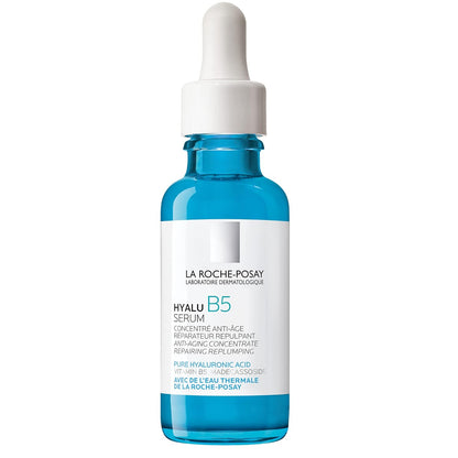 La Roche-Posay Hyalu B5 Pure Hyaluronic Acid Serum for Face, Vitamin B5 + Hyaluronic Acid + Madecassoside, Hydrating Serum Visibly Plumps Skin, Sensitive Skin Safe, Anti Aging, Oil-Free