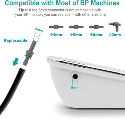 Large Extra Replacement Blood Pressure Cuff, Applicable for 14.9-21.6"/38-55cm, Fits More Adult Arm Circumferences(Cuff Only, Not Included BP Machine)