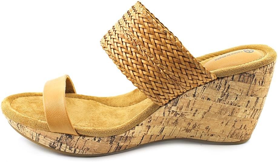 Giani Bernini Athalia Platform Wedge Sandal Tan Women's