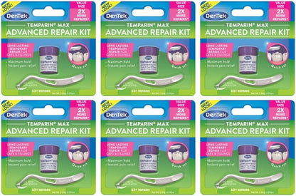 DenTek Temparin Max Caps & Fillings Repair Kit 2.64g 0.09 Ounce (Pack of 6)