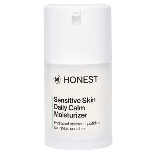 Honest Beauty The Daily Calm Lightweight Moisturizer for Sensitive Skin | Hyaluronic Acid + Calming Phyto-Blend | EWG Verified, Vegan + Cruelty Free | 1.7 fl oz