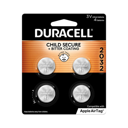 Duracell Lithium Cr2032 Coin Batteries (4-Pack)