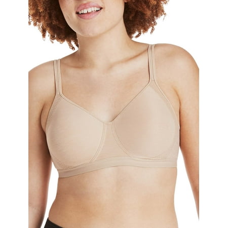 Hanes Women's X-Temp Comfort Flex Fit Convertible Wireless T-Shirt Bra, Style W507
