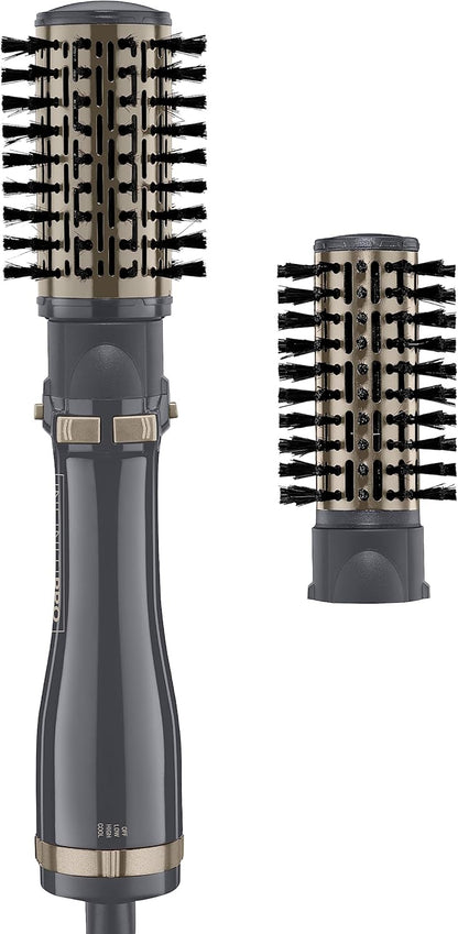 INFINITIPRO BY CONAIR Hot Air Styling Brush Set with 2-Inch and 1.5-Inch Bristles