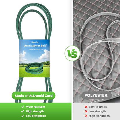 5/8" x 112 1/2" Lawn Mower Deck Belt Fits for Cub Cadet 754-3055A 954-3055A Husqvarna 522999901, Fits for 2000 Series with 38" 42" Deck RZ4219 RZ4619 RZ4620 RZ5422 RZ4219BF