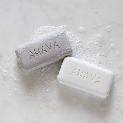 AHAVA Moisturizing Dead Sea Salt Soap - Face & Body Cleansing Bar to Moisture the Skin, Enriched with Exclusive Mineral Blend of Dead Sea Osmoter & Dead Sea Salt, 3.4 Oz, (Packaging May Vary)