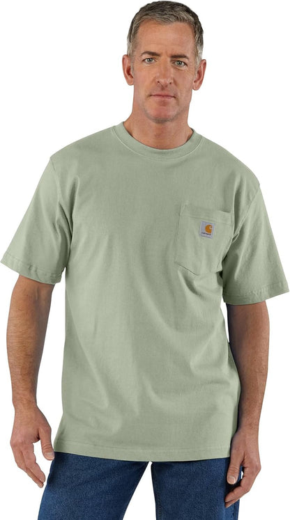 Carhartt Men's Loose Fit Heavyweight Short-Sleeve Pocket T-Shirt (Also Available in Big & Tall)