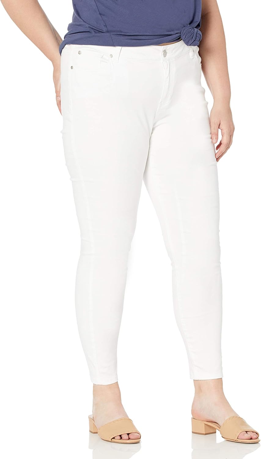 Celebrity Pink Women's Plus Size Colored Mid Rise Skinny Jeans