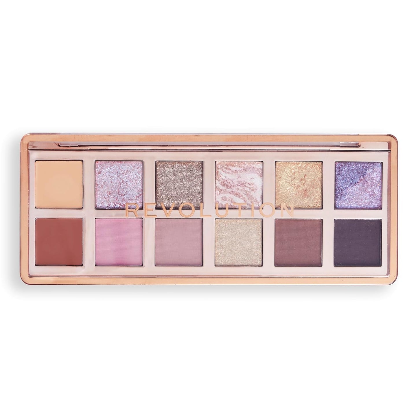 Revolution, The Enchanted Icon Eyeshadow Palette, 12 Ultra-Pigmented Matte & Shimmer Finishes & Shades, Long-Lasting & Blendable, Vegan & Cruelty-Free, 3.53 oz