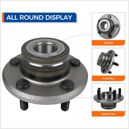 Front 513224 Wheel Hub & Bearing Assembly RWD Compatible with 2005-2011 Chrysler 300, 2005-2008 Dodge Magnum, 2006-2010 Charger, 2008-2010 Challenger