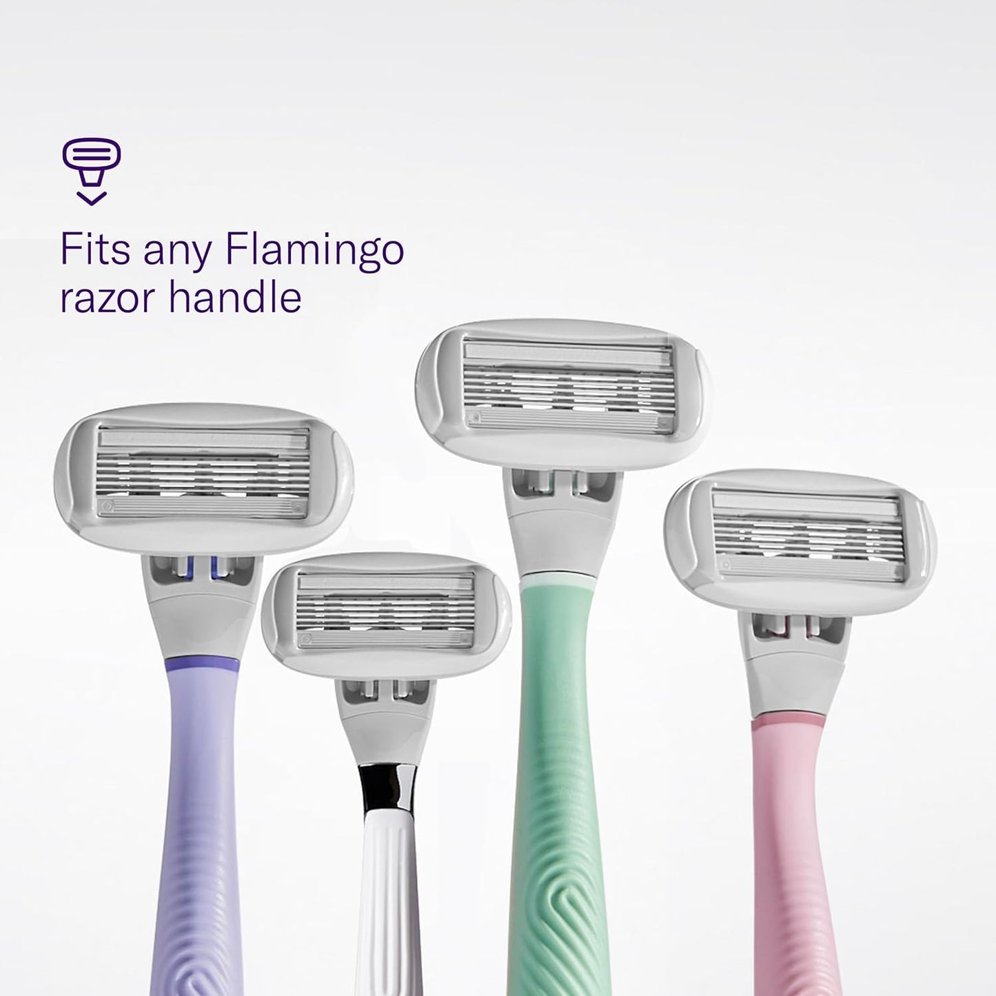 FLAMINGO Women's Razor 5-Blade Refills - Razors for Women - 10ct
