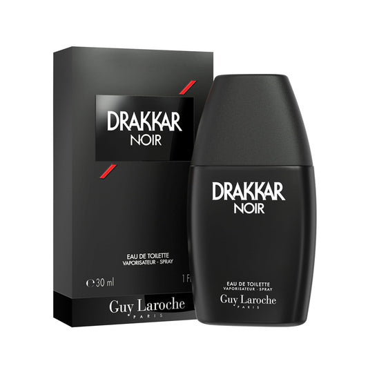 Guy Laroche Drakkar Noir Iconic Designer Fragrance - Intense & Powerful Eau de Toilette - Fougere Blend & Aromatic Spices - Long Lasting Mens Cologne - Day and Evening Scent