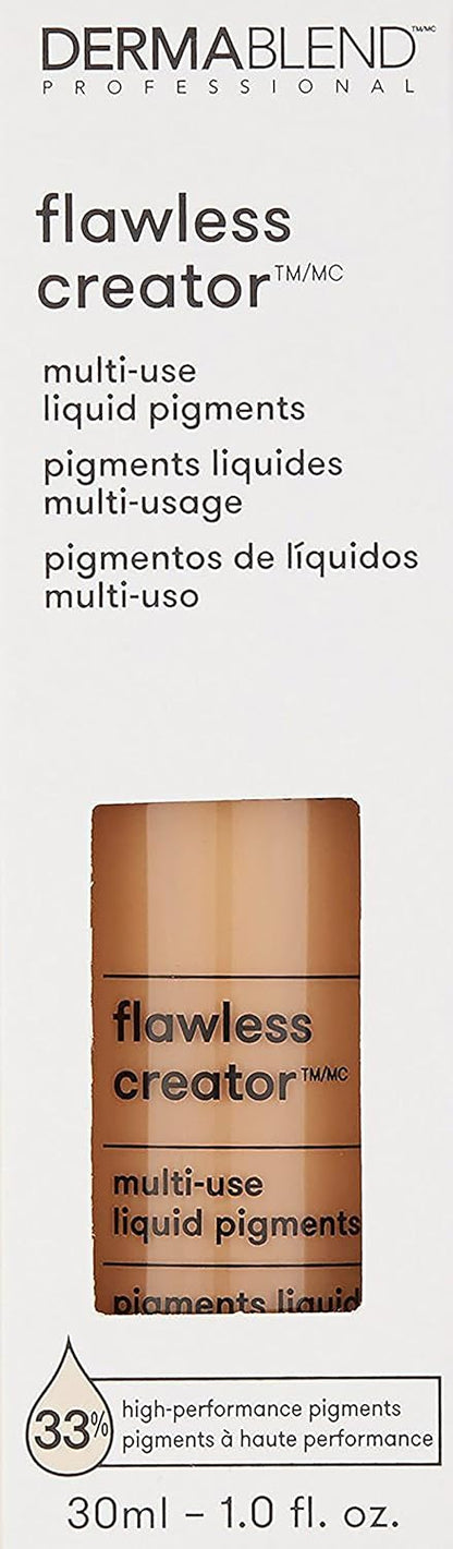 Dermablend Flawless Creator Multi-Use Liquid Foundation Makeup, Full Coverage Lightweight Buildable Foundation, Natural Finish, 1 Fl oz.