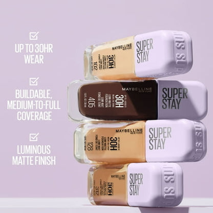 Maybelline Super Stay Lumi-Matte Foundation Makeup, 115, 1 fl oz
