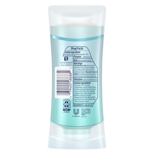 Degree Advanced Protection Antiperspirant Deodorant Vanilla & Jasmine for 72-Hour Sweat & Odor Control for Women, with Body Heat Activated Technology, 2.6 oz (Pack of 2)