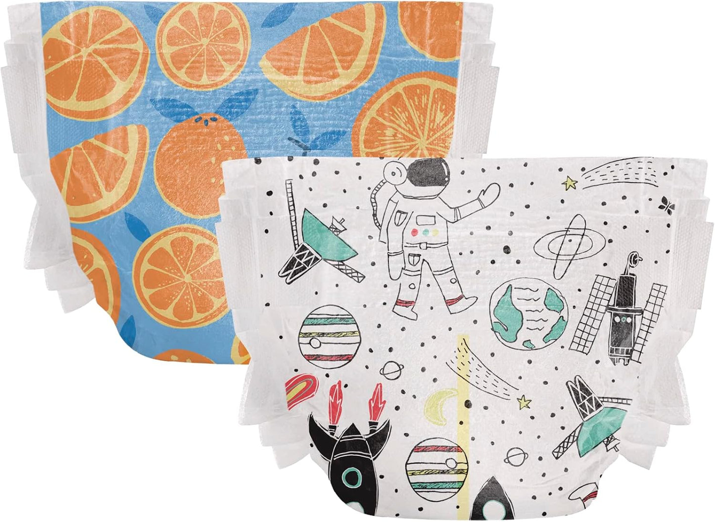 The Honest Company Clean Conscious Diapers for Sensitive Skin | Hypoallergenic, Fragrance Free | Gender Neutral Prints | Club Box, Size 4 (22-37 lbs), 54 Count