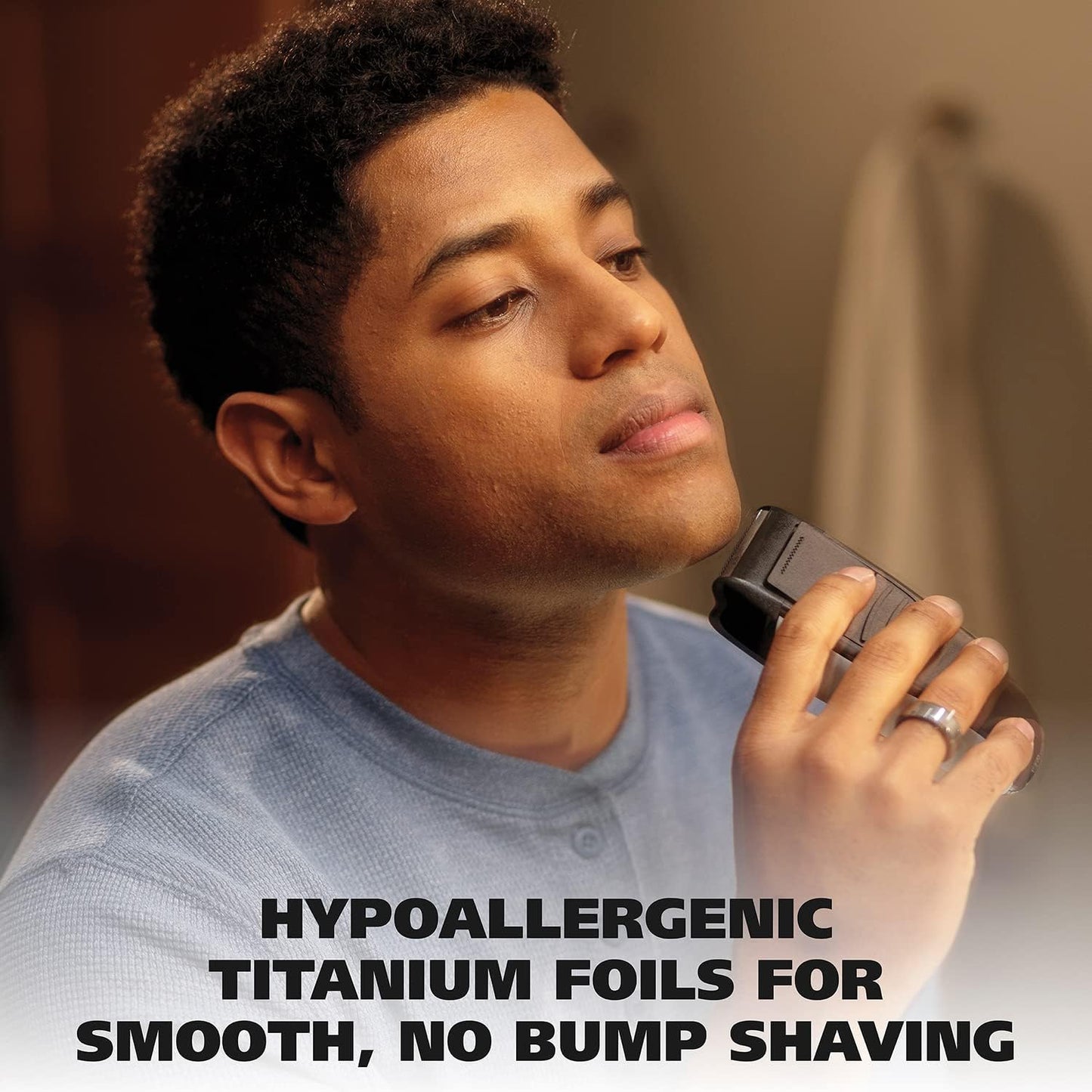 Wahl Bump-free Rechargeable Shaver, 14.4 Ounce, Gray, 14.39 Oz