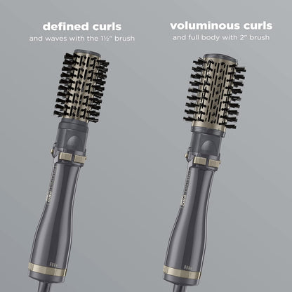 INFINITIPRO BY CONAIR Hot Air Styling Brush Set with 2-Inch and 1.5-Inch Bristles