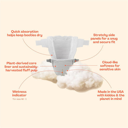 Hello Bello Premium Diapers, Size 5 (27 lbs) Surprise Pack for Boys, 72 Count, Hypoallergenic with Soft, Cloth-Like Feel, Boy and Gender Neutral Patterns