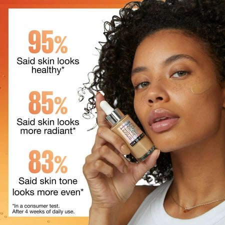 Maybelline Super Stay Super Stay Up to 24HR Skin Tint with Vitamin C, 102, 1 fl oz