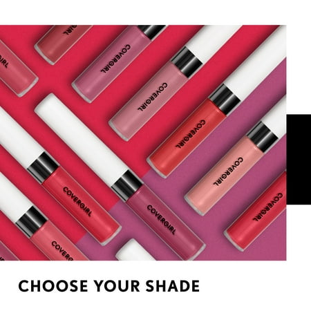 COVERGIRL Outlast All-Day Lip Color Liquid Lipstick and Moisturizing Topcoat, Always Rosy