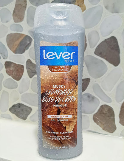 Lever 2000 Musky Cedarwood Body Wash for Men - 11.5 oz (340ml) - Fresh and Clean Skin with Bold Spices (2)