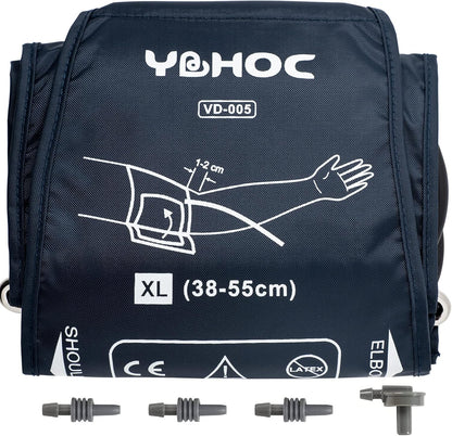 Large Extra Replacement Blood Pressure Cuff, Applicable for 14.9-21.6"/38-55cm, Fits More Adult Arm Circumferences(Cuff Only, Not Included BP Machine)