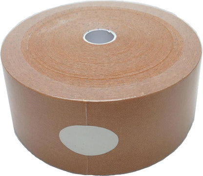 Therapist’s Choice® Extra Wide Kinesiology Tape 3"x105' Bulk Roll (Beige)