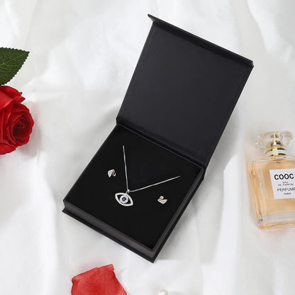 Jewelry Storage Box, 20 Pack Jewelry Gift Boxes with Cotton Filled and Lids, 3.9x3.9x1.1inch, Black